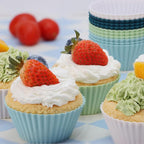 Silicone Baking Muffin Cups 12 Pack, Reusable Cupcake Liners Cake Molds - Image 3