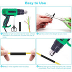900Pcs Wire Heat Shrink Tubing Kit, Industrial Heat-Shrink Tubing - Image 5