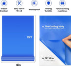 Glossy Blue Permanent Vinyl, Car Decal, Scrapbooking, Glossy & Waterproof - Image 2