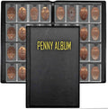 192-Pocket Penny Album, Compact Pressed Penny Collector Book, Durable Black by Xxmbbjy