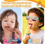 Popsicle Mold Set 4 Pieces Homemade Silicone Popsicle Maker Easy Release Ice - Image 4