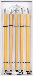 Yosoo Health Gear 5PCS Bamboo Pens, Comic & Arabic Calligraphy Dip Pens by YosooHealthGear