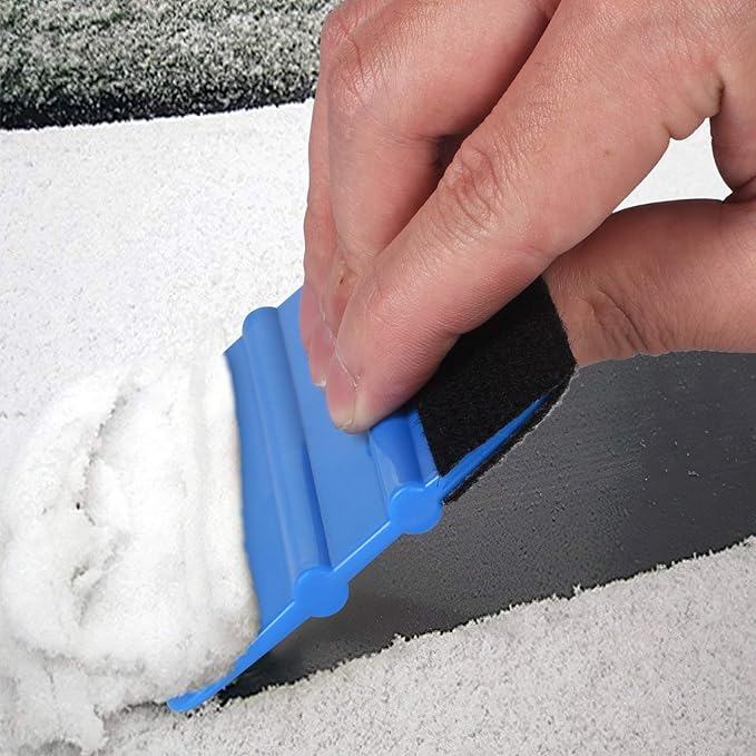 Durable Black Felt Edge Vinyl Squeegee Tool 4-Inch | Car Vinyl Film Wrapping - Image 6