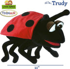 Playful Minds Living Puppets Trudy Ladybug Hand Puppet – 11 Inch Soft Plush - Image 2
