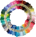 Friendship Bracelet String 50 Skeins Rainbow Color Embroidery Floss Cross by XLSFPY