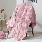 Wemore Fleece Weighted Blanket for Adults, Dual Sided Cozy Soft Sherpa Heavy by WemoreDirect