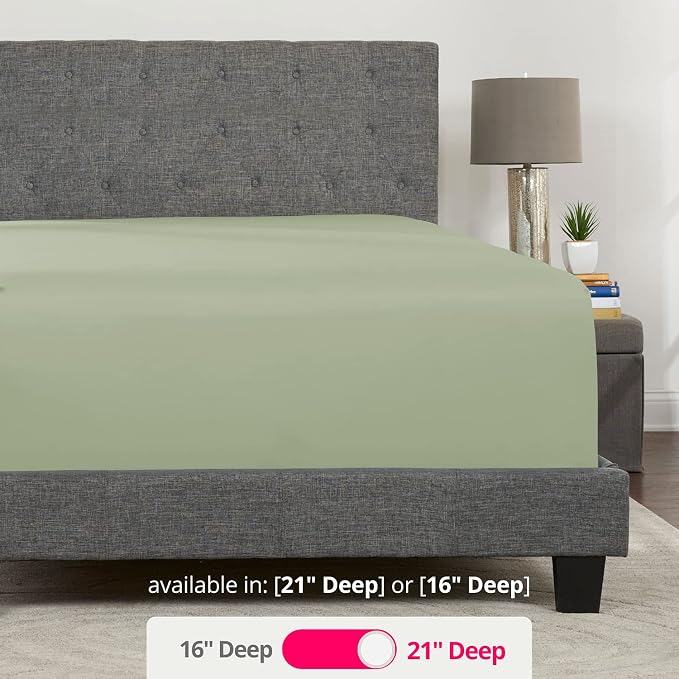 Lovely Joyful Deep Fitted Sheets – King Size, Deep Pocket, Perfectly Fits - Image 3