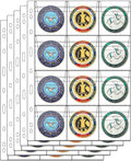 12-Pocket Coin Pages for Collectors, Standard 9-Hole Coin Collection Pages fit by Suremita