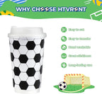 HTVRONT 10 Pack 12"x10" Soccer Ball Patterned Permanent Vinyl | Waterproof Vinyl - Image 3