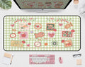 Mouse Pad Cute, Retro Gaming Desk Mats, Large Mousepad Laptop Keyboard Mouse Mat by Unknown