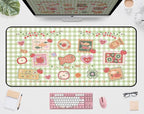 Mouse Pad Cute, Retro Gaming Desk Mats, Large Mousepad Laptop Keyboard Mouse Mat by Unknown