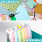 Caydo 50 Pcs 12 x 12 Inch Scrapbook Paper Storage Organizer - Image 4