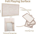 2000 Pieces Puzzle Board, 45.7x30.7 Felt Puzzle Storage Mat | Features a - Image 5