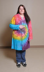 United Scientific LBCTMD Tie Dye Lab Coat - Image 2
