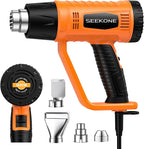 SEEKONE Heat Gun 1800W Heavy Duty Fast Heat Hot Air Gun Kit by SEEKONE