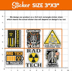 MAIANEY Funny Radiology Stickers Pack 10 Waterproof Vinyl Decals - Image 4
