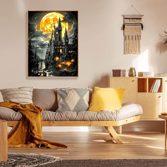 Diamond Art Kits for Adults, Full Drill Castle Diamond Painting Kits for Adults - Image 4