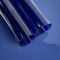 Transparent PVC Faux Leather Sheets, Glossy Waterproof Clear Vinyl Fabric by XHTFauxLeather