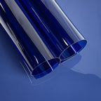 Transparent PVC Faux Leather Sheets, Glossy Waterproof Clear Vinyl Fabric by XHTFauxLeather