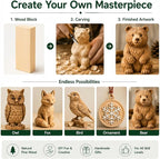Unfinished Wood Blocks for Carving, Painting and DIY Crafts - Image 6