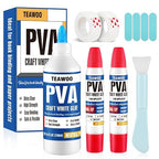 TEAWOO Book Repair Kit, 8.5 Oz + 2×1.35 Oz Acid-Free PVA Adhesive | Binding by TEAWOO