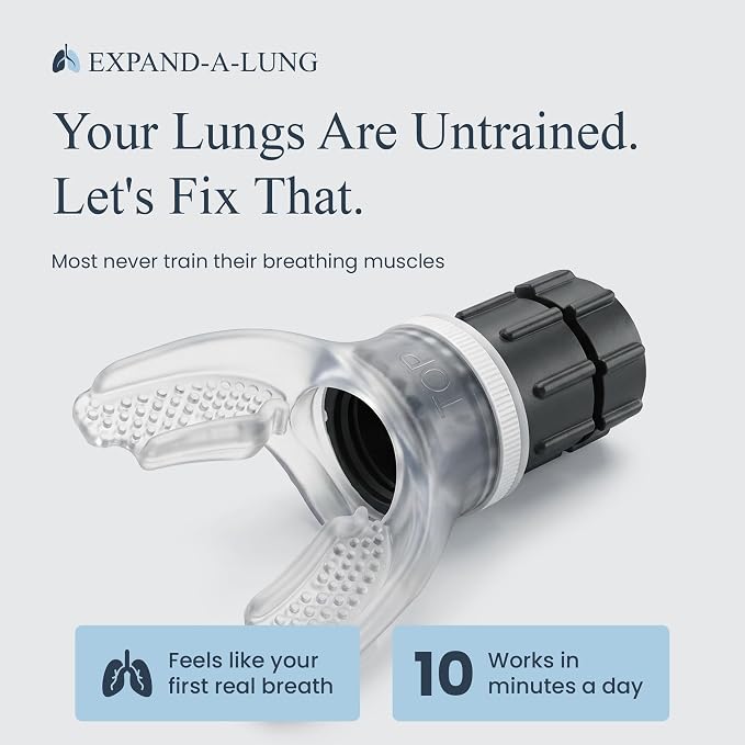 Expand-A-Lung | Breathing Exercise Fitness Trainer | Inspiratory Muscle - Image 4