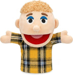 Family Hand Puppets for Kids, Includes Grandpa, Son by LOMTRATS