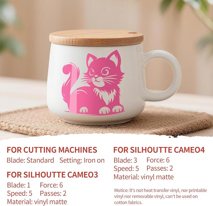 IModeur Glossy Pink Permanent Vinyl - Image 3