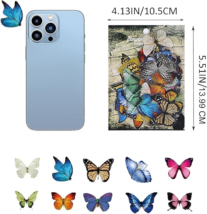 Imeepa 480Pcs Nature Stickers 8 Series Theme Scrapbooking Stickers | Plants - Image 2