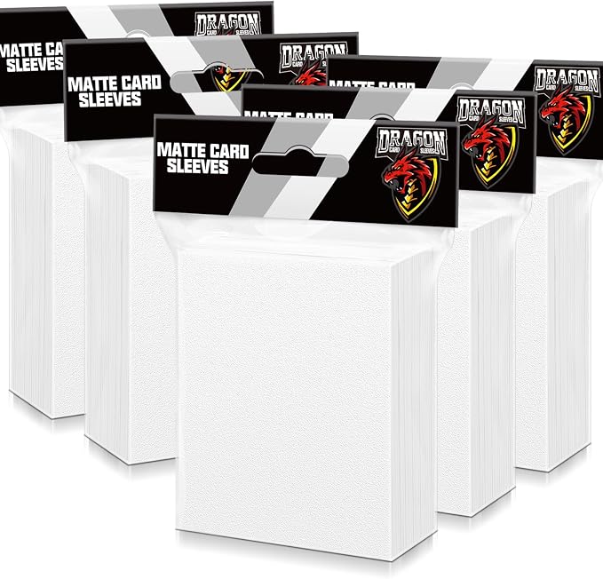 Kitoyz 500 Pcs Card Sleeves for Trading Card, Matte Card Sleeves Deck Card by Kitoyz