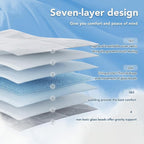 Topcee Weighted Blanket for Adults Queen Size Soft Cooling Heavy Blanket - Image 6