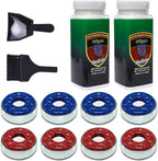 Shuffleboard Pucks w/ 2 Cans Shuffleboard Wax, Mini Dustpan and Brush - Image 4