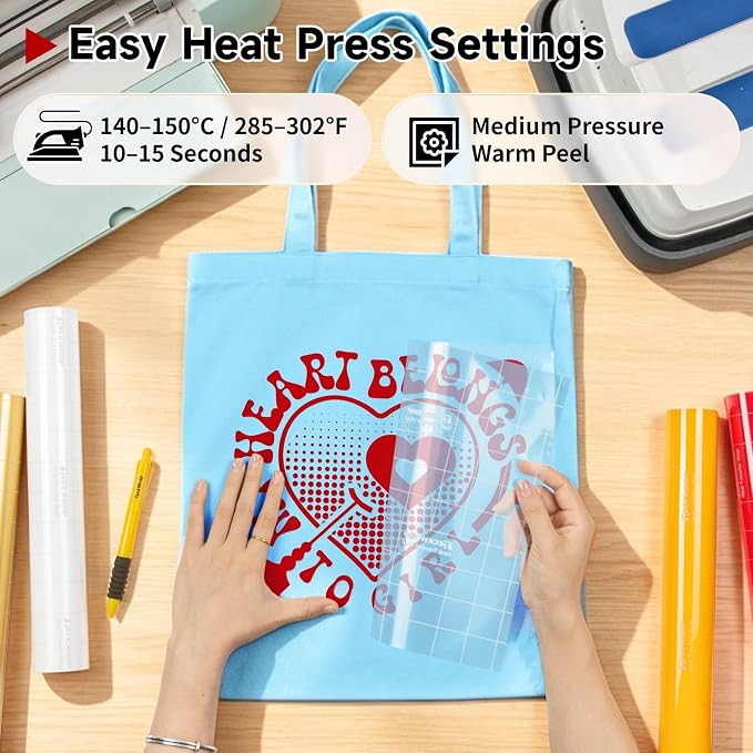 TECKWRAP Heat Transfer Vinyl for T-Shirts, 50+ Washes, REACH Certified & Dryer - Image 9