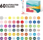 Arrtx 60 Colors Acrylic Paint Pens, Paint Markers Pens, - Image 3
