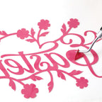 RENLITONG Rose Red Iron on Vinyl 12Inch by 20ft Roll Heat Transfer Vinyl - Image 5