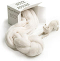 Wool Roving Top – 8 OZ Natural Corriedale, Bulk Pack, Best Core Wool by DesertBreezeDistributing