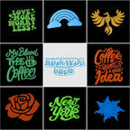 Glow in The Dark 3D Puff Vinyl Heat Transfer - Image 2