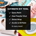HIPPIE CRAFTER Heat Gun for Crafting, 2-Speed 300W Craft Heat Gun, Mini Hot Air - Image 4
