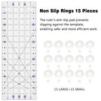 Sewing Ruler, 6“ * 17” Quilting Rulers, Acrylic Ruler, Cutting Ruler - Image 6