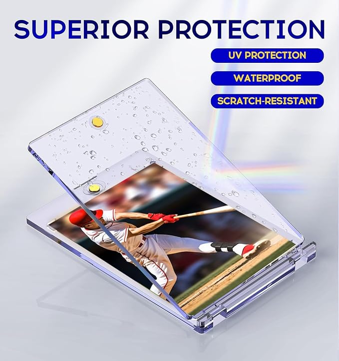Basthalan 25ct Magnetic Card Holder, 35pt One Touch Card Holder, U-V Protectors - Image 4