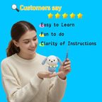 BUNUKY Crochet Kit for Beginners, Amigurumi Puppy Crochet Starter Kit - Image 5