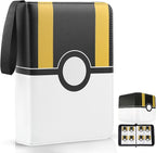 Card Binder 4 Pocket, Trading Card Holder Fits 400 Cards by Unknown