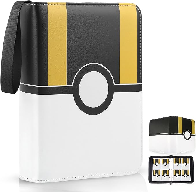 Card Binder 4 Pocket, Trading Card Holder Fits 400 Cards by Unknown