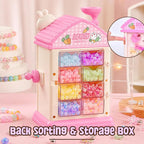 MAGTHIC Charm Bracelet Making Kit- Automatic Hand-Crank Pink House Toys that - Image 5