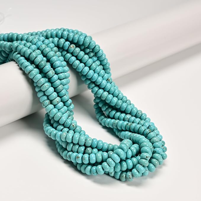 ICAI 4x6mm Natural Rondelle Beads – Loose Gemstone Spacers - Image 3