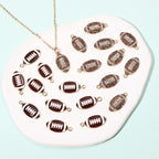 20PCS Sports Charms Enamel Basketball Baseball Pendant Charms - Image 4