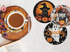 8 PCS Halloween Diamond Art Coasters Kits Diamond Painting Coaster | Diamond - Image 6