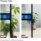 Original Hand Drawn Faux Stained Glass Window Film, Double-Sided Texture Static - Image 3