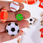 Bulk Gold Enamel Charms for Jewelry Making, Colorful Metal Charms Pendant for - Image 4