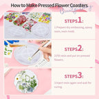 190 Pcs Dried Pressed Flowers for Resin, Real Dried Pressed Flowers for Resin - Image 5